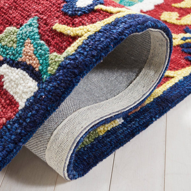 Safavieh Blossom Blm563D Red/Yellow Rug.