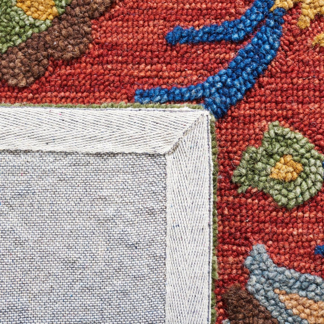 Safavieh Blossom Blm563Q Red/Blue Rug.