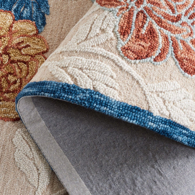 Safavieh Blossom Blm566B Beige/Red Rug.