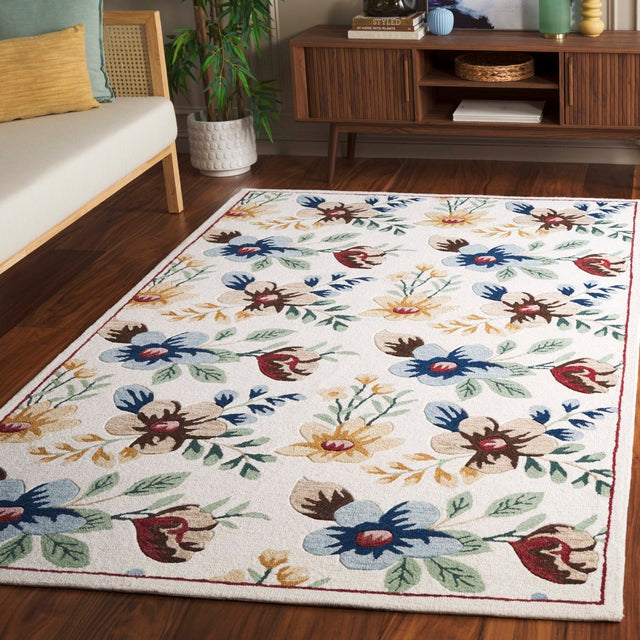 Safavieh Blossom Blm571A Ivory/Blue Rug.