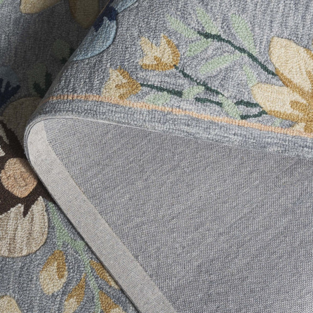 Safavieh Blossom Blm571F Grey/Blue Rug.