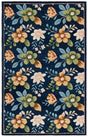Safavieh Blossom Blm571N Navy/Green Rug.