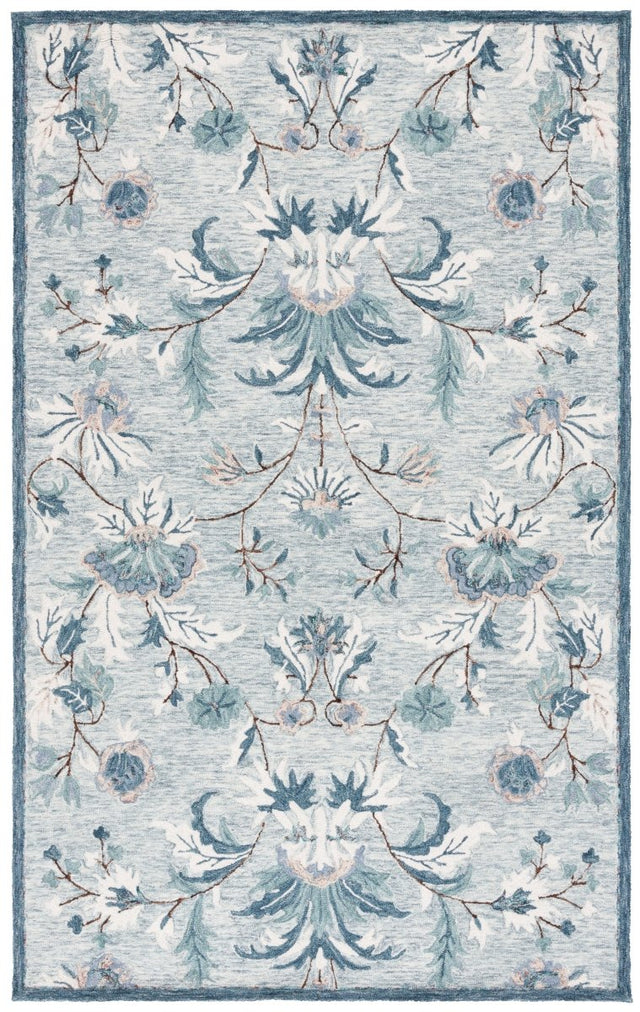 Safavieh Blossom Blm572F Grey/Ivory Rug.