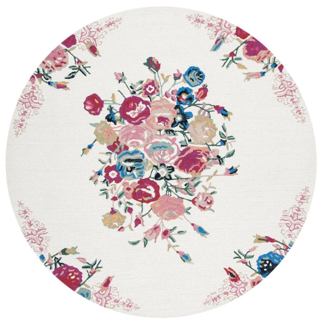 Safavieh Blossom Blm575U Pink/Ivory Rugs.