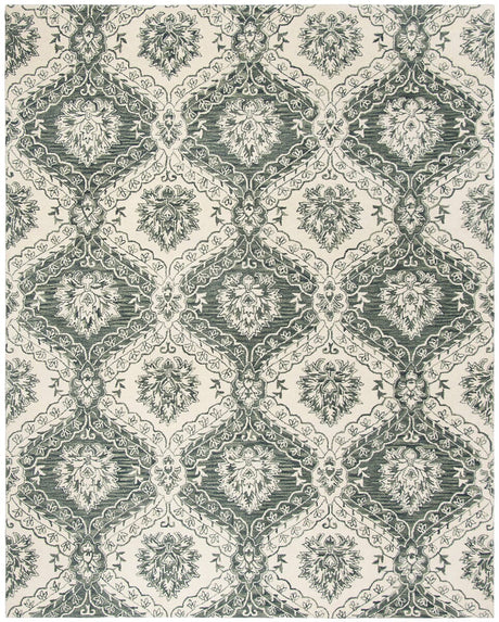 Safavieh Blossom Blm601M Blue / Ivory Rugs.