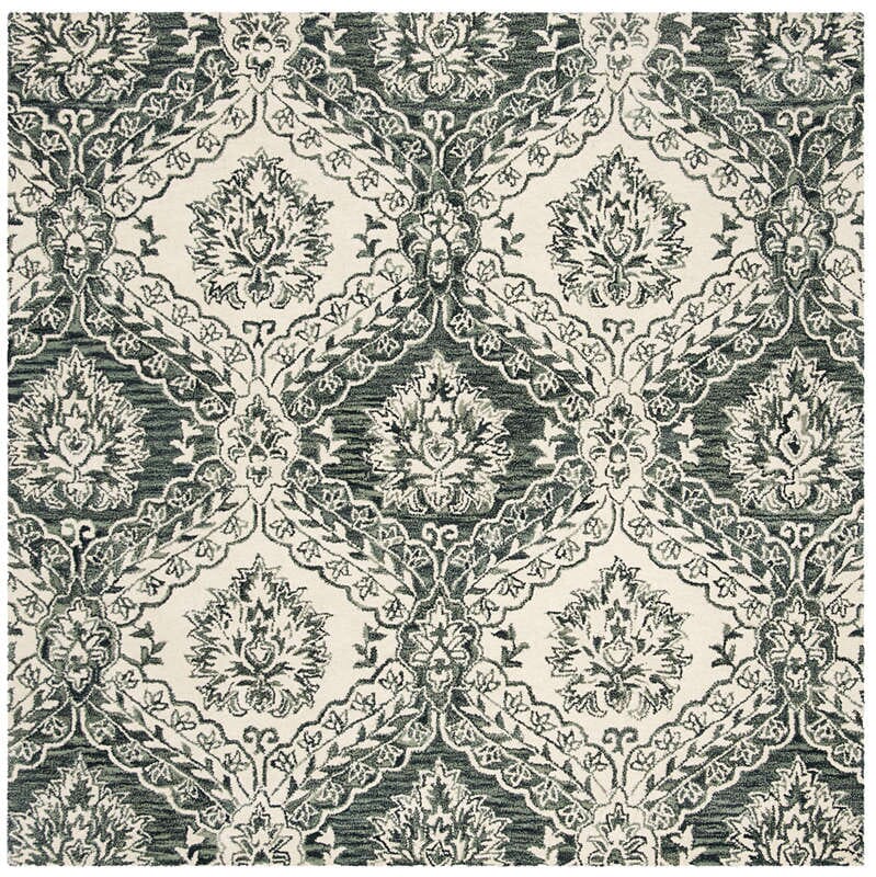 Safavieh Blossom Blm601M Blue / Ivory Rugs.