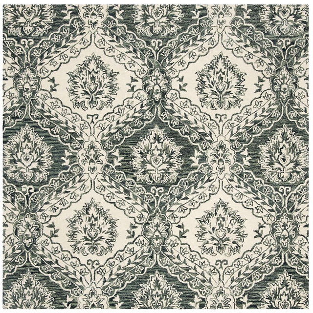Safavieh Blossom Blm601M Blue / Ivory Rugs.