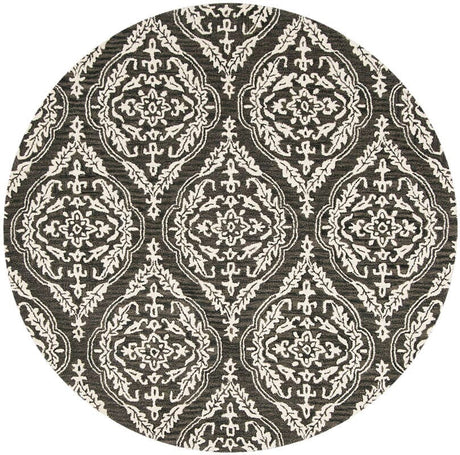 Safavieh Blossom Blm602H Charcoal / Ivory Rugs.