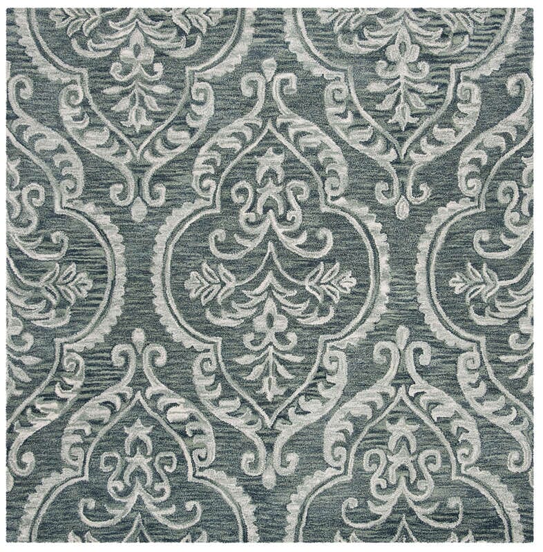 Safavieh Blossom Blm603M Blue / Sage Rugs.