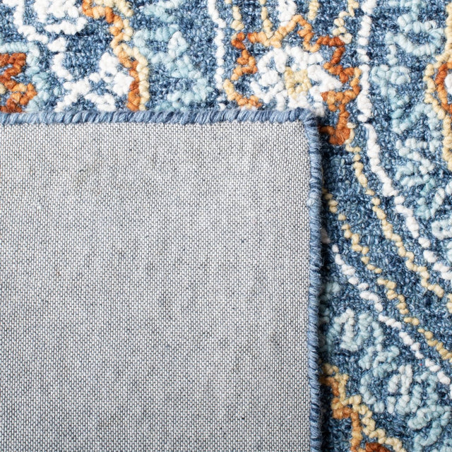 Safavieh Blossom Blm605N Navy/Yellow Rugs.