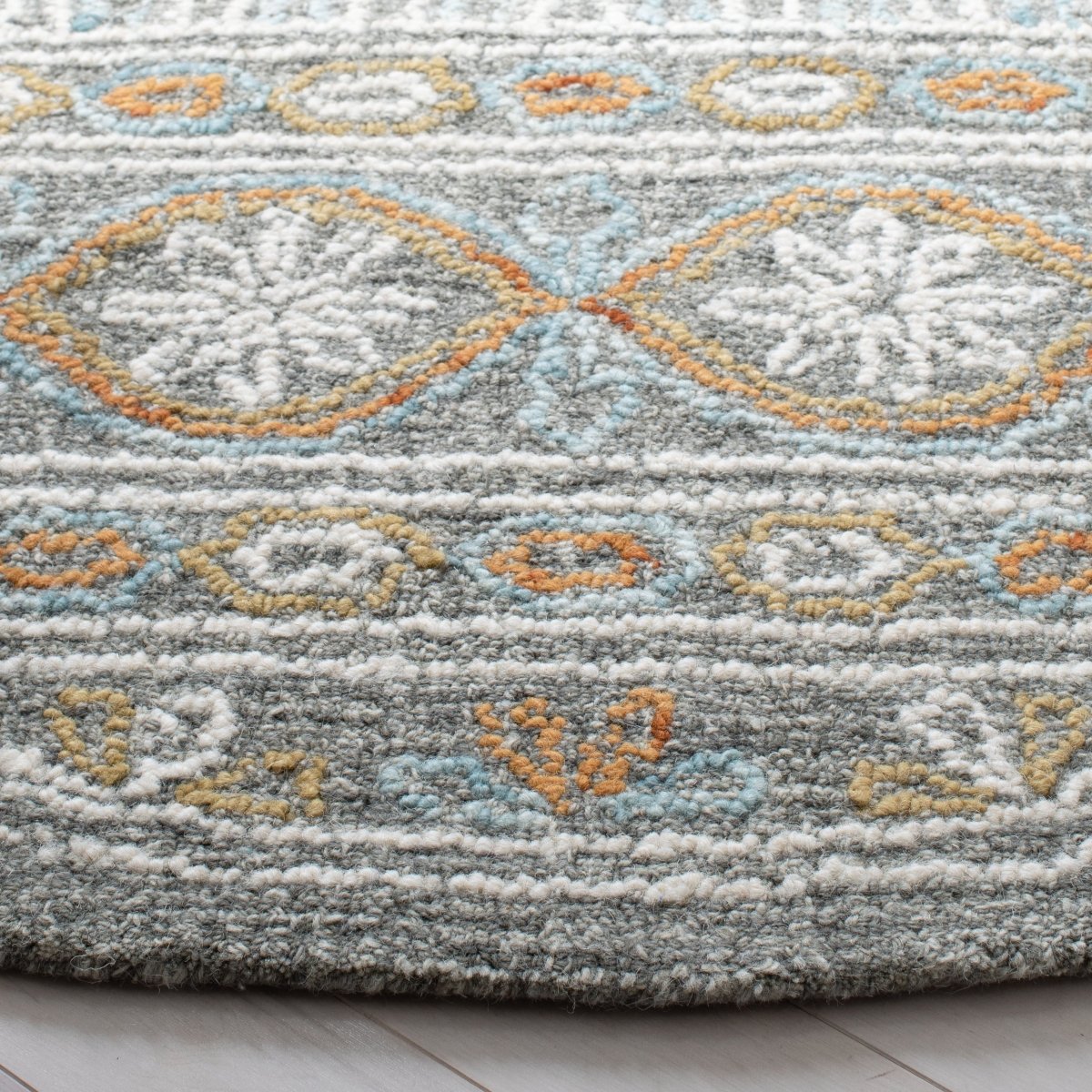 Safavieh Blossom Blm609F Grey/Ivory Rugs.