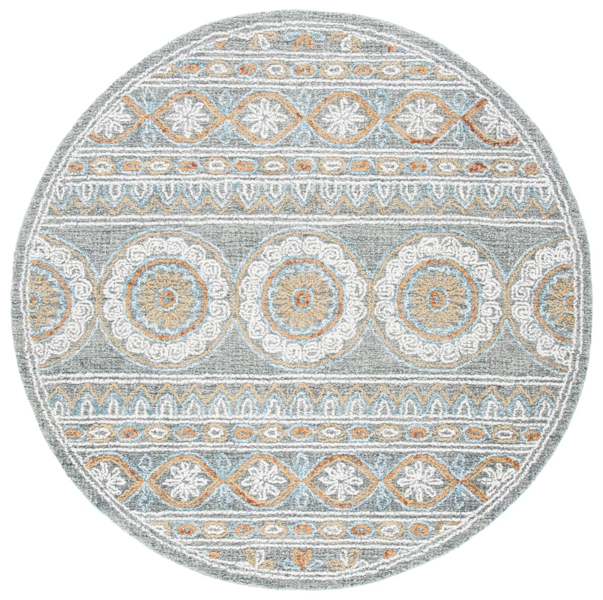Safavieh Blossom Blm609F Grey/Ivory Rugs.