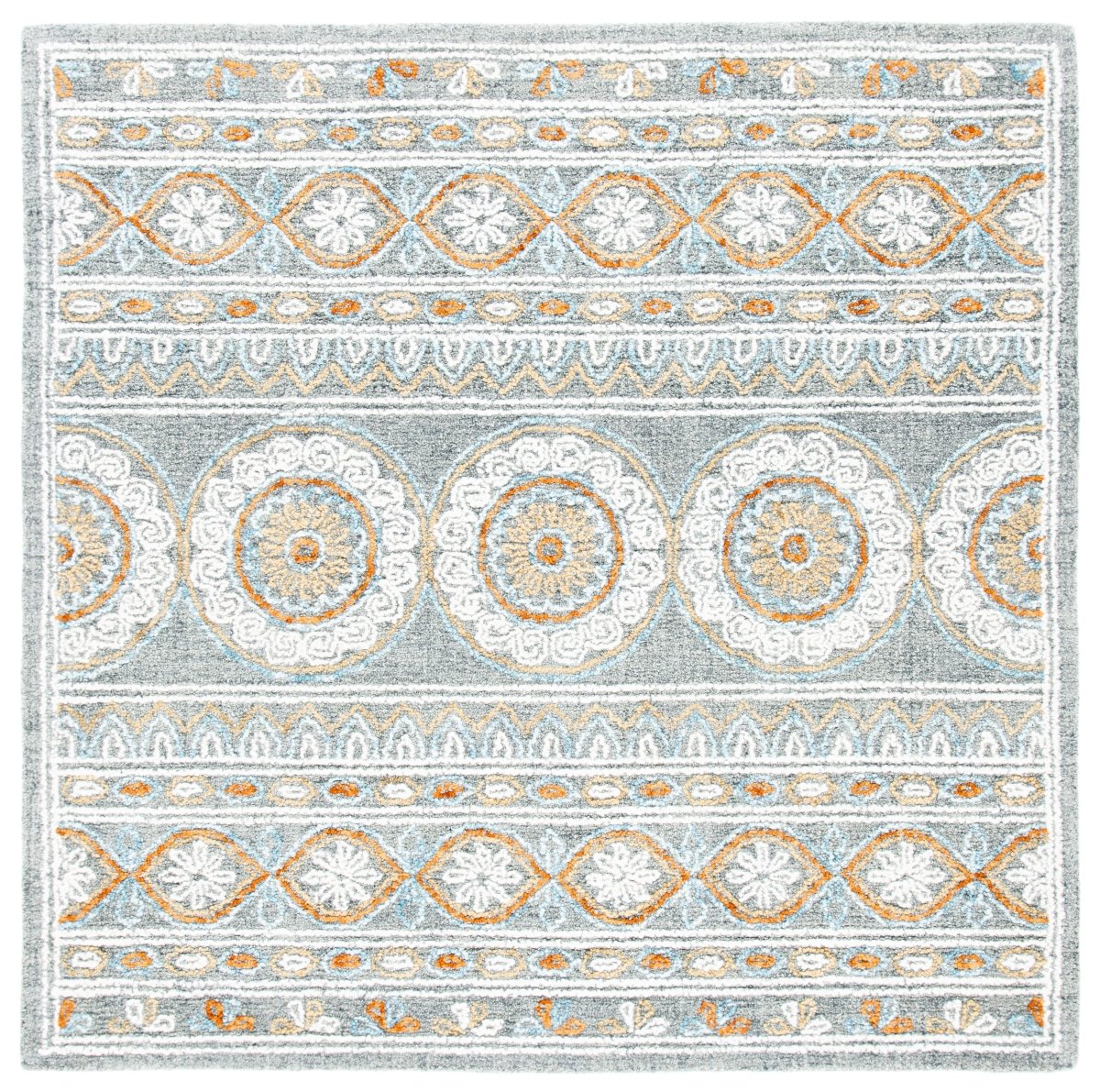 Safavieh Blossom Blm609F Grey/Ivory Rugs.