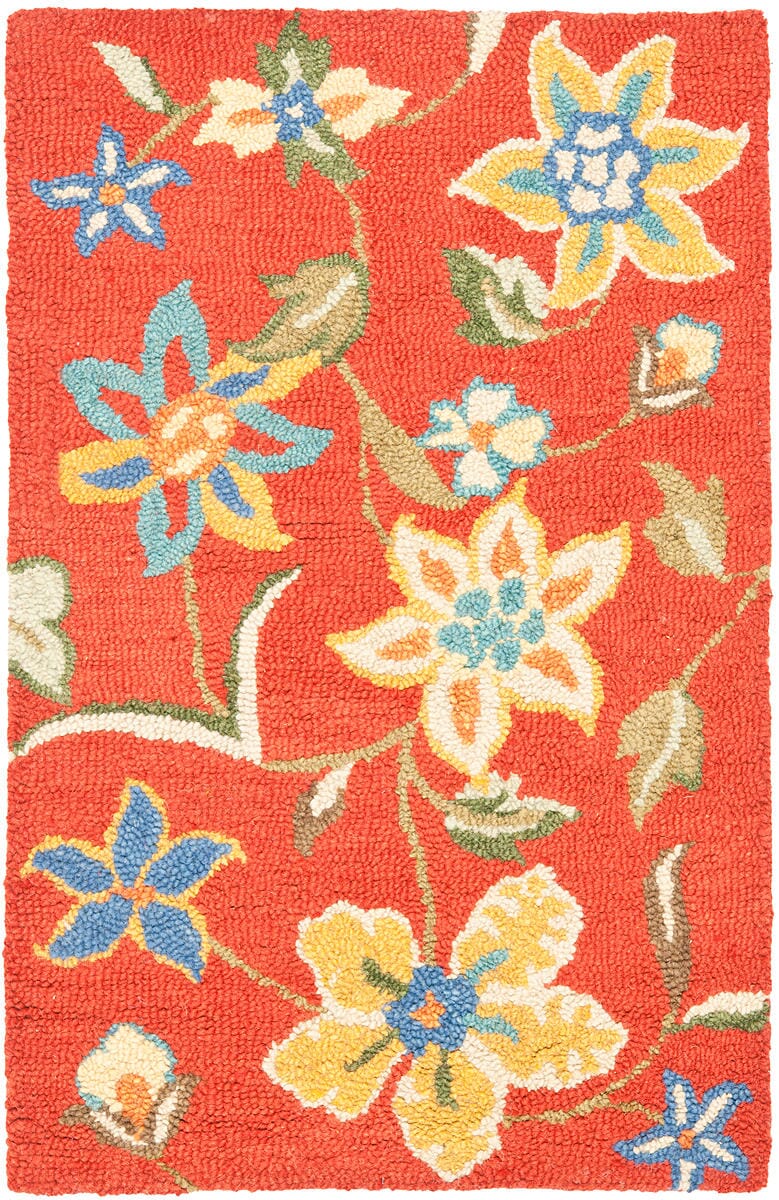 Safavieh Blossom Blm673A Rust / Multi Rugs.