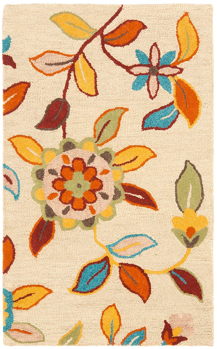 Safavieh Blossom Blm677A Beige / Multi Rugs.