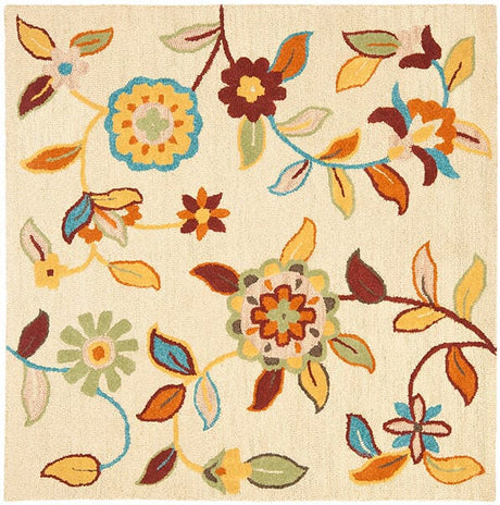 Safavieh Blossom Blm677A Beige / Multi Rugs.