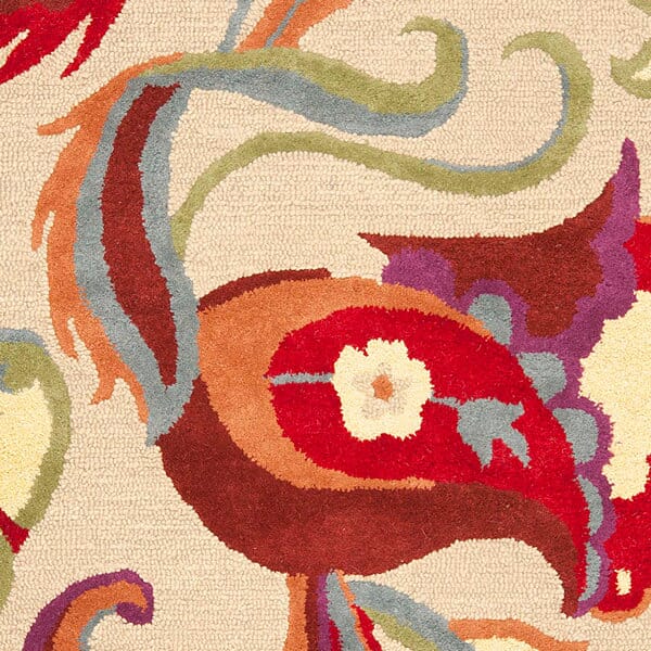 Safavieh Blossom Blm680A Beige / Multi Rugs.