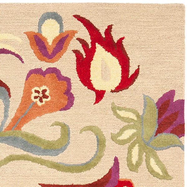 Safavieh Blossom Blm680A Beige / Multi Rugs.
