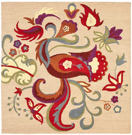 Safavieh Blossom Blm680A Beige / Multi Rugs.