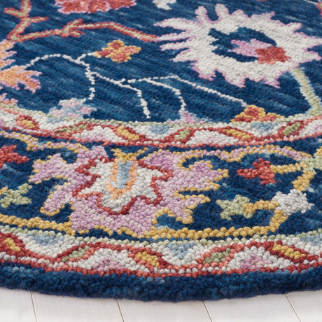 Safavieh Blossom Blm686M Blue/Red Rug.