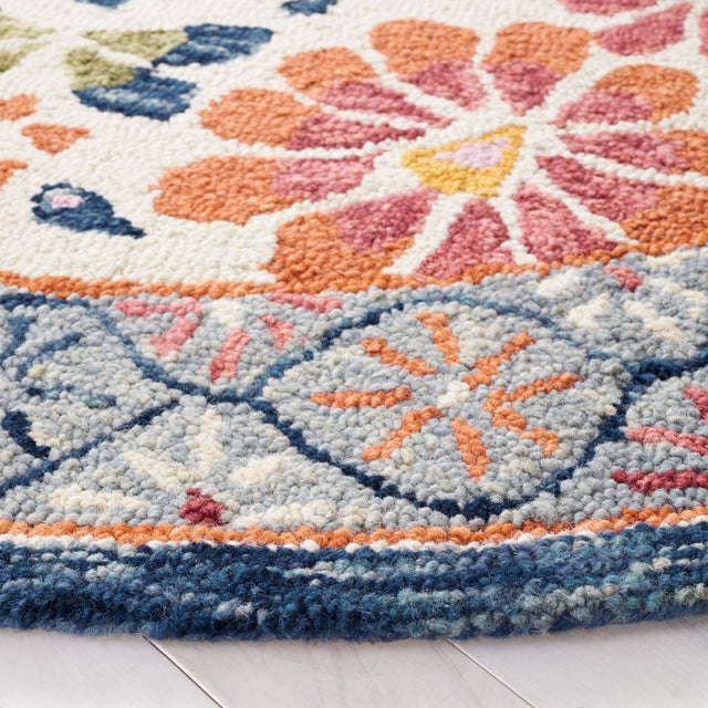Safavieh Blossom Blm687A Ivory/Red Rug.