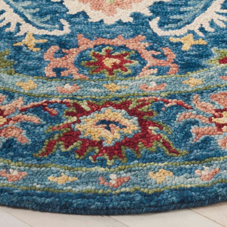 Safavieh Blossom Blm691M Blue/Green Rug.