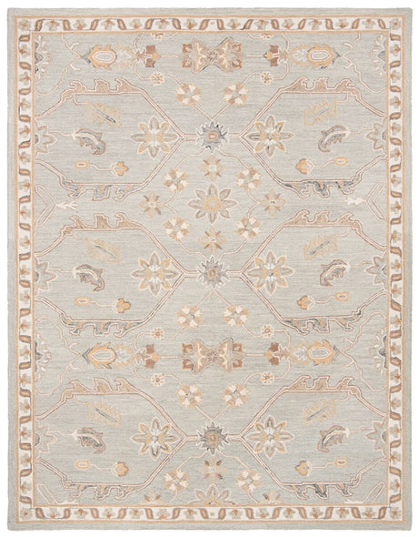 Safavieh Blossom Blm701M Slate / Beige Rugs - Safavieh - blm701m - 6r