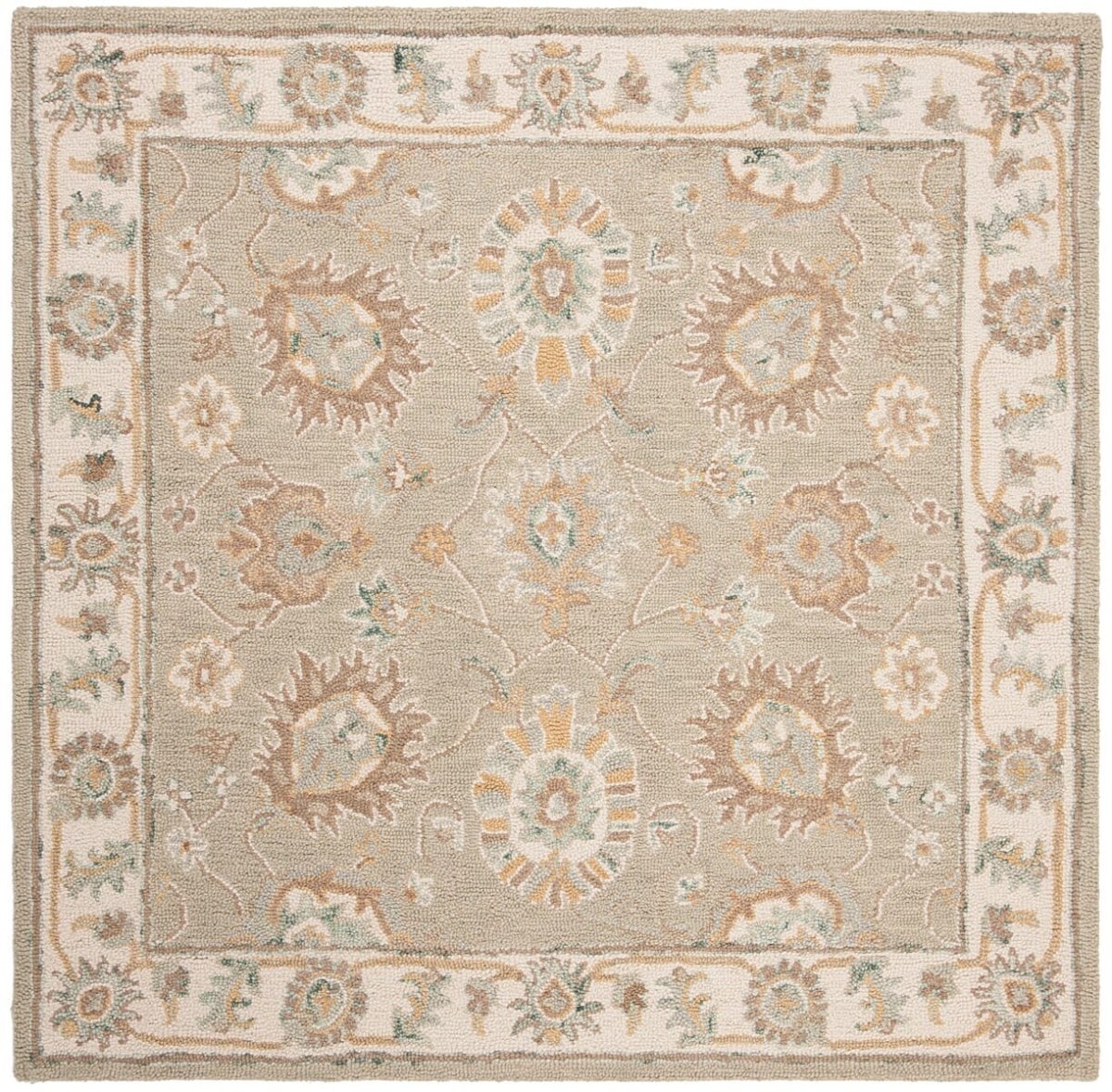 Safavieh Blossom Blm702W Sage / Ivory Rugs.