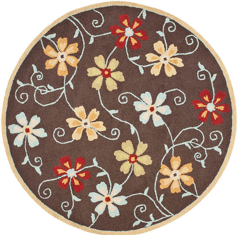 Safavieh Blossom Blm784A Brown / Multi Rugs.