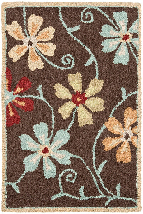 Safavieh Blossom Blm784A Brown / Multi Rugs.
