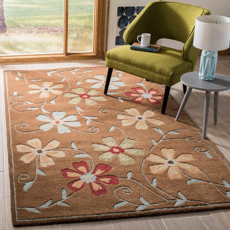 Safavieh Blossom Blm784B Camel / Multi Rugs.