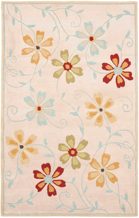 Safavieh Blossom Blm784C Beige / Multi Rugs.