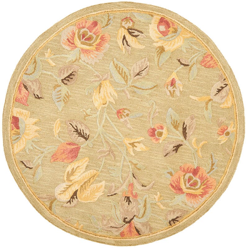 Safavieh Blossom Blm785A Green / Multi Rugs.