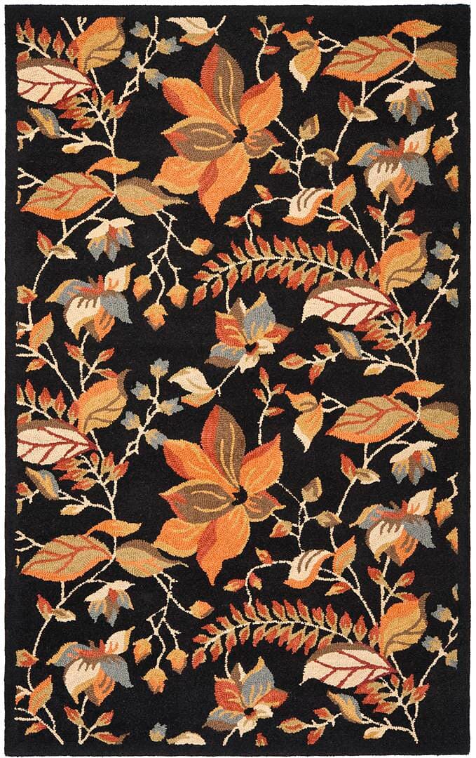 Safavieh Blossom blm913b Black / Multi Rugs.