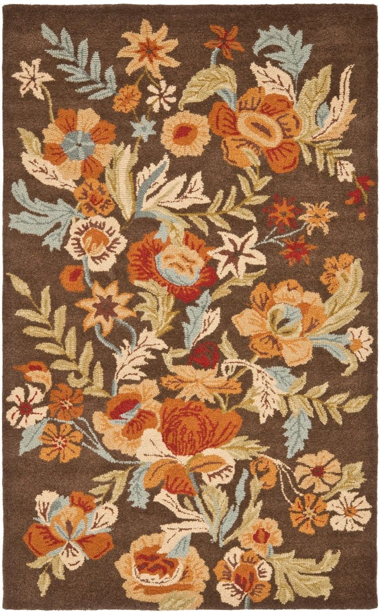 Safavieh Blossom Blm915A Brown / Multi Rugs.