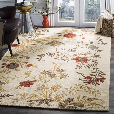 Safavieh Blossom Blm916A Beige / Multi Rugs.