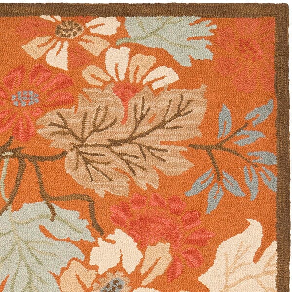 Safavieh Blossom Blm917A Rust / Multi Rugs.