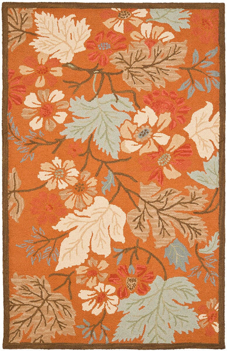Safavieh Blossom Blm917A Rust / Multi Rugs.