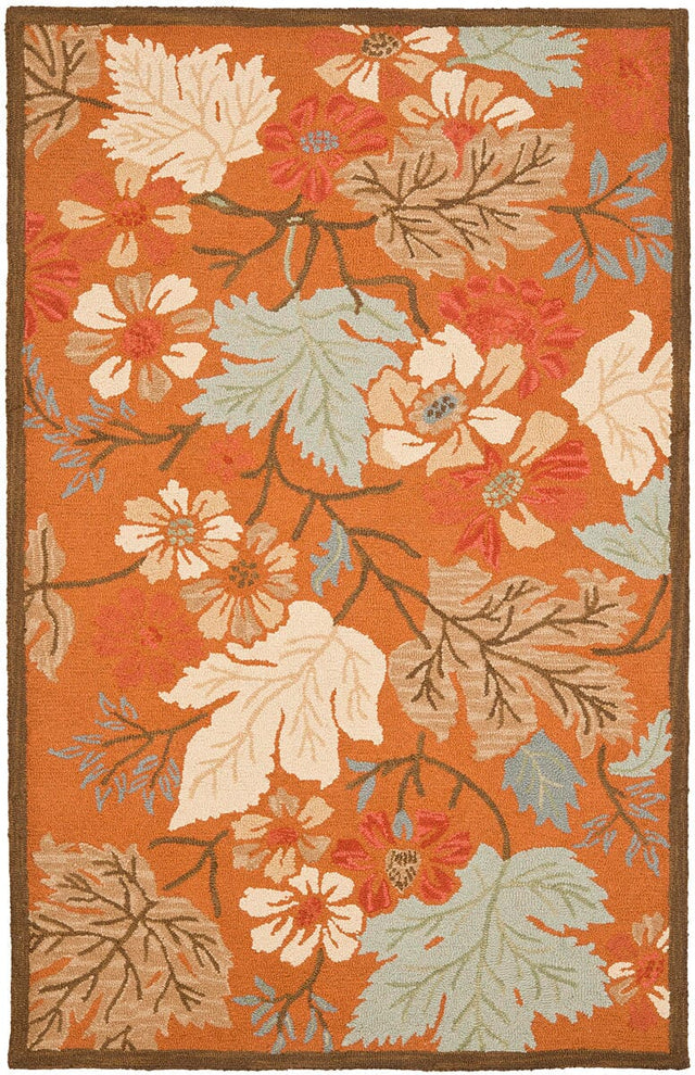 Safavieh Blossom Blm917A Rust / Multi Rugs.