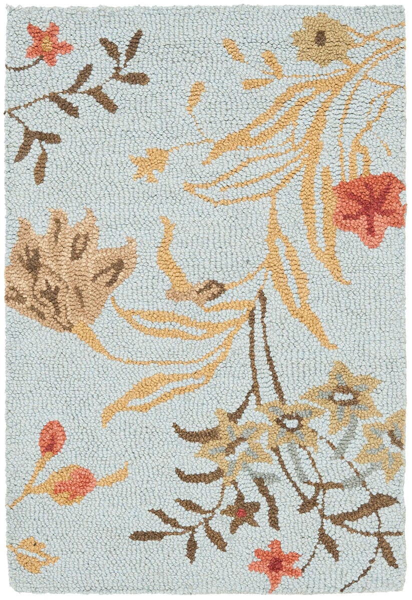 Safavieh Blossom Blm919B Blue / Multi Rugs.
