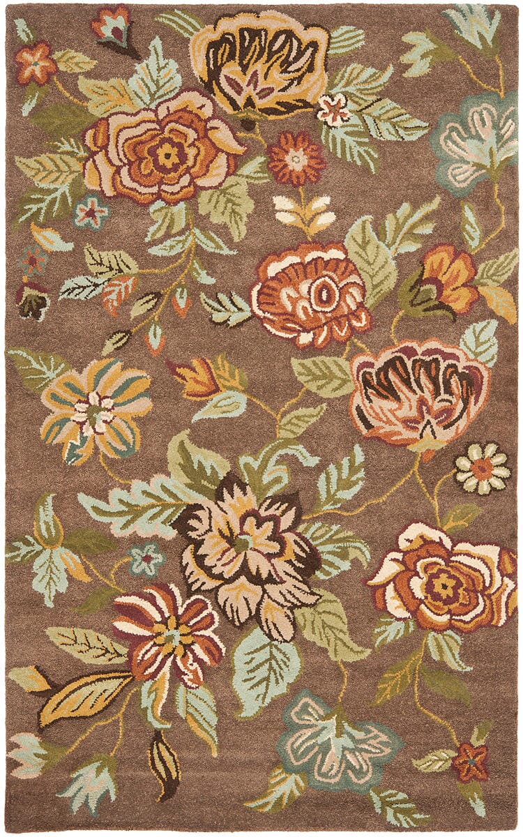 Safavieh Blossom Blm920A Brown / Multi Rugs.
