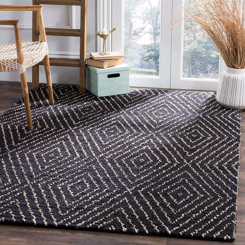 Safavieh Bohemian Boh702A Black / Ivory Rugs.