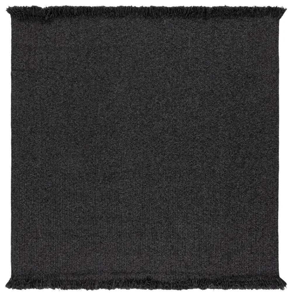 Safavieh Braided 300 6'-0" x 6'-0" Rug in Charcoal