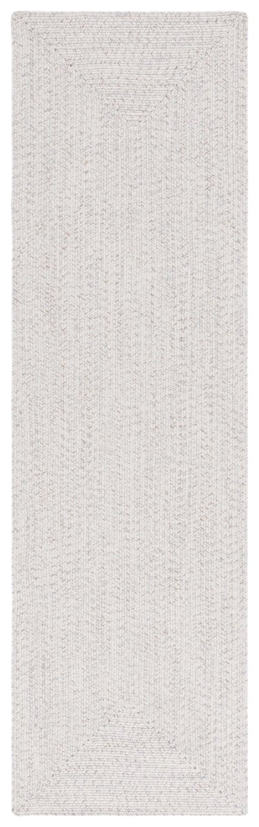 Safavieh Braided Bra201A Ivory/Light Grey Rug.