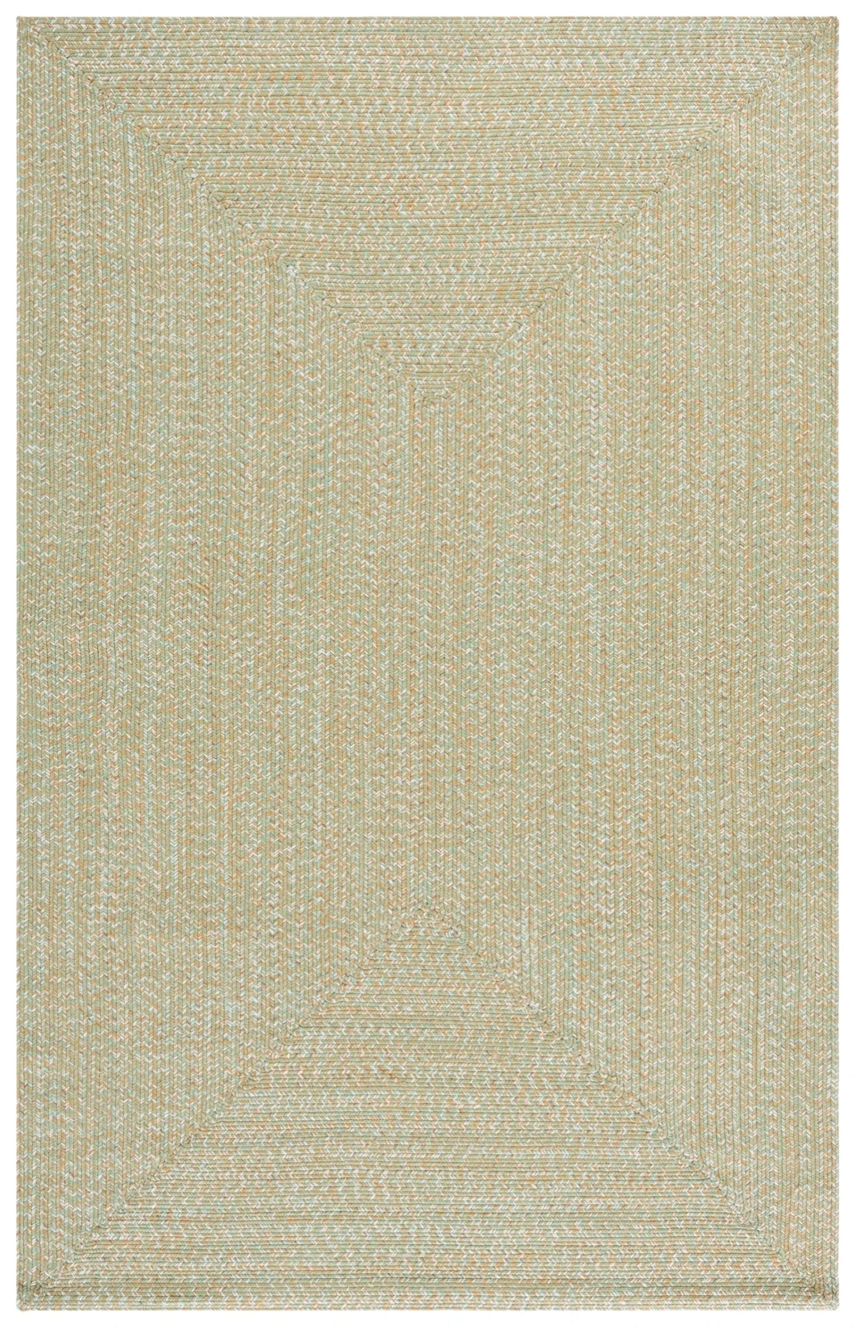 Safavieh Braided 4'-0" x 6'-0" Rug in Light Green / Sage
