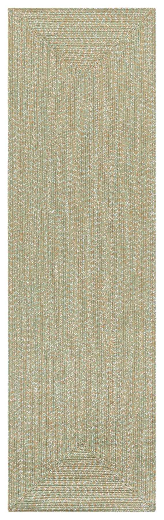 Safavieh Braided 2'-3" x 8'-0" Rug in Light Green / Sage
