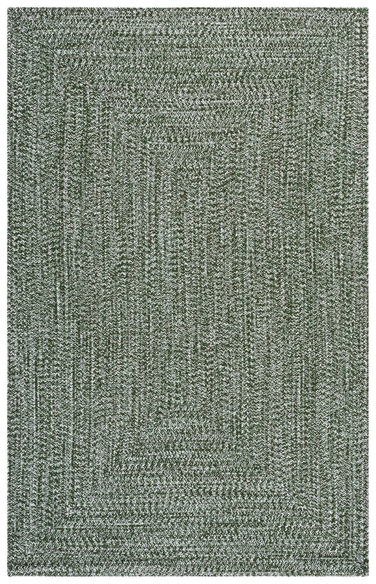 Safavieh Braided 4'-0" x 6'-0" Rug in Dark Green