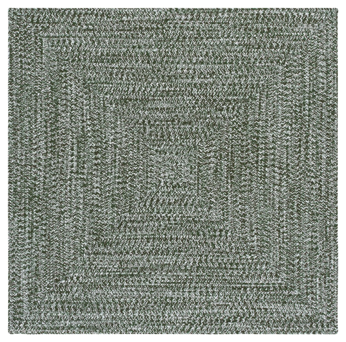 Safavieh Braided 5'-0" x 5'-0" Rug in Dark Green