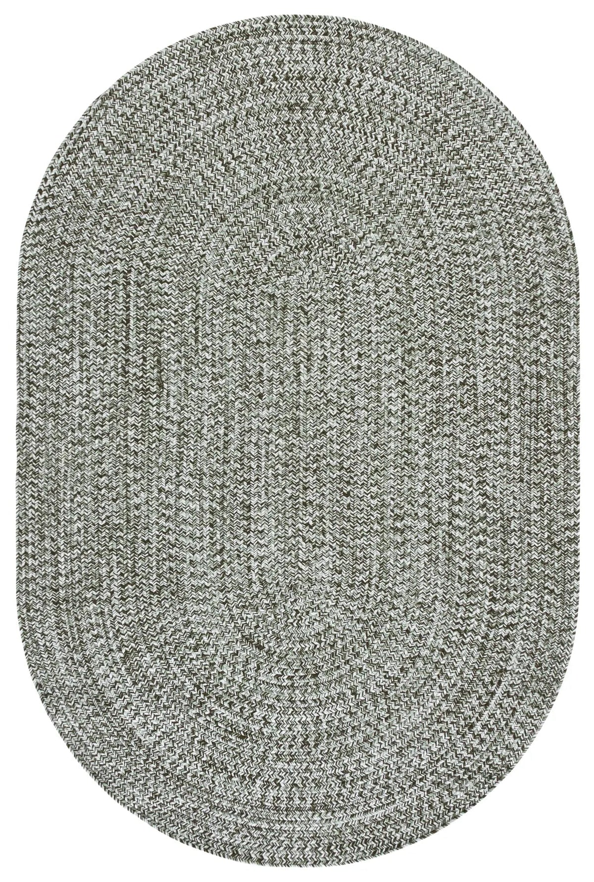 Safavieh Braided 4'-0" x 6'-0" Rug in Green