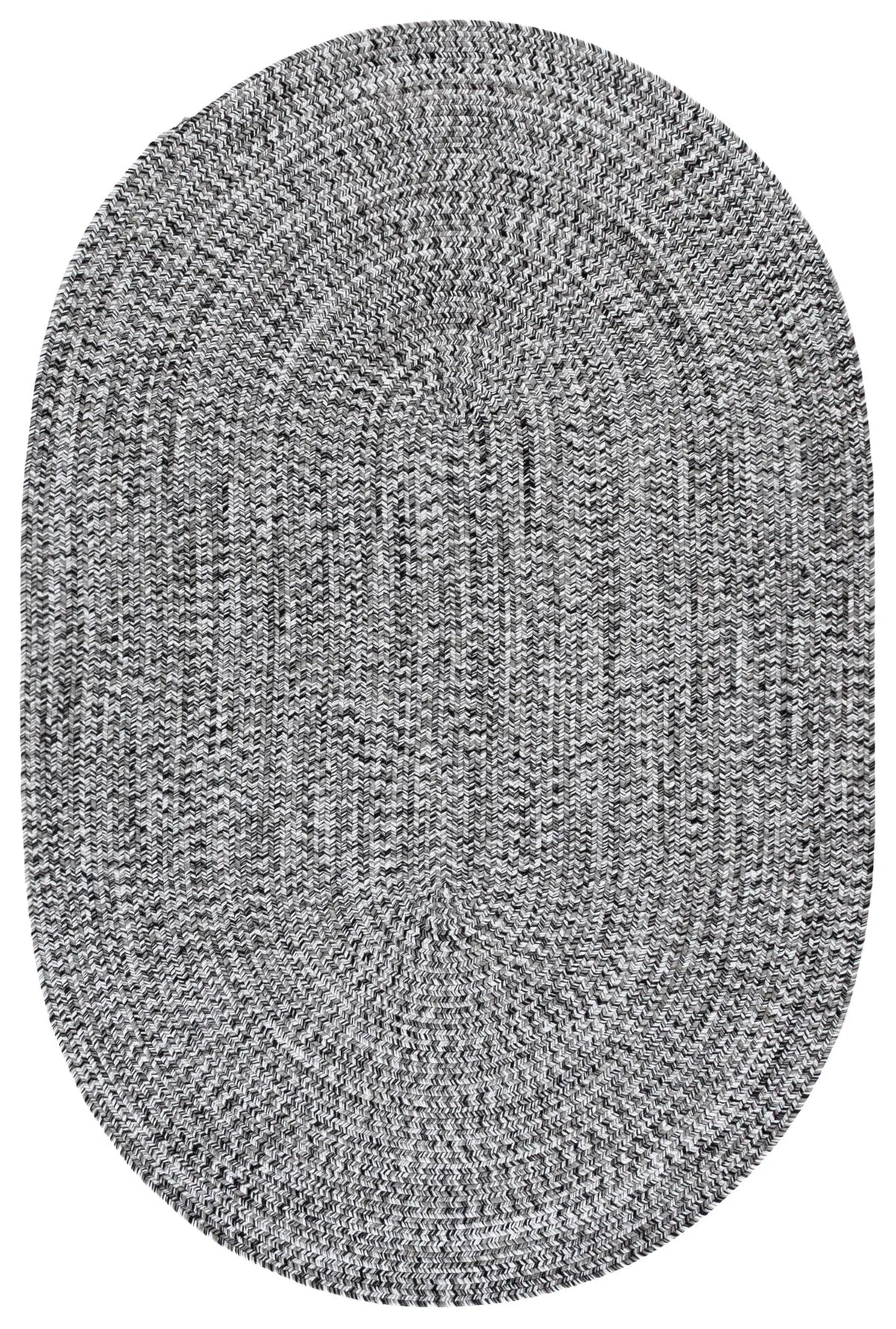 Safavieh Braided 4'-0" x 6'-0" Rug in Black / Ivory